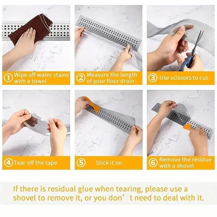 Cuttable Shower Hair Catcher