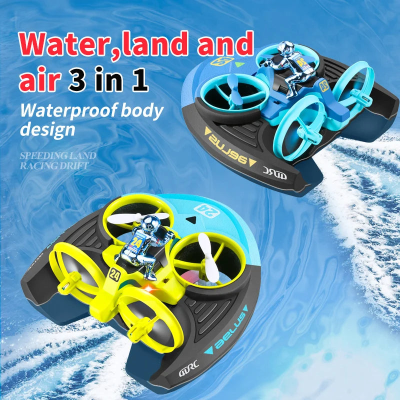 TriRider 3 in 1 Drone, Car and Boat