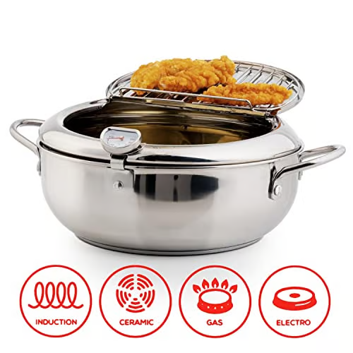 Stainless Steel Frying Pot