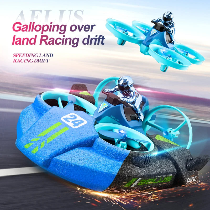 TriRider 3 in 1 Drone, Car and Boat