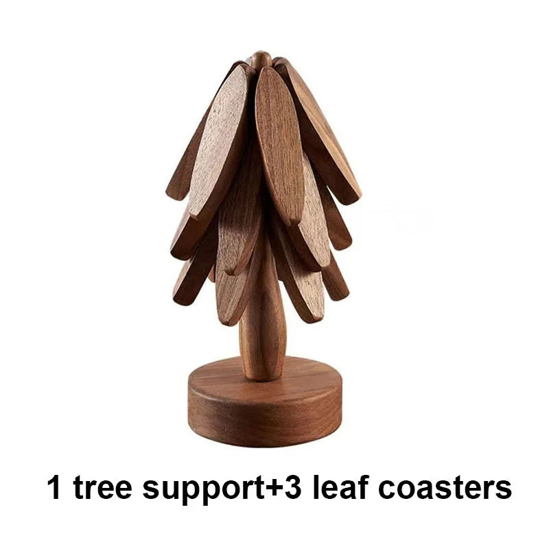 Tree Design Stand Wooden Trivets