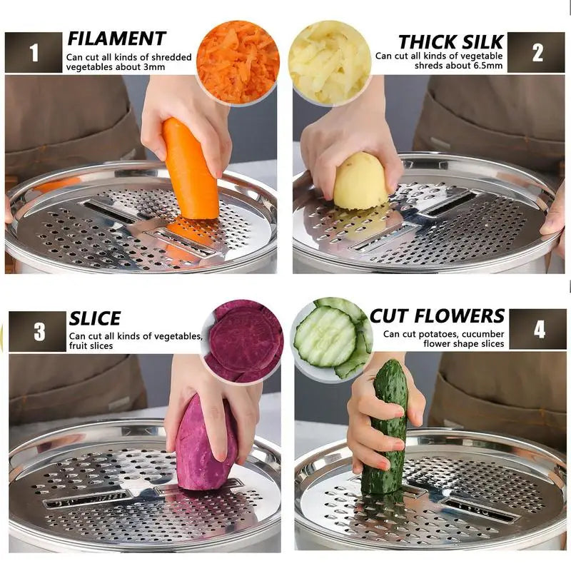 3 in 1 Colanders Basin