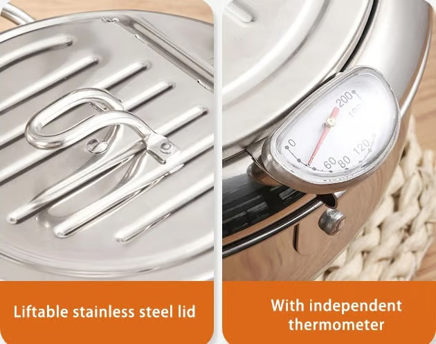 Stainless Steel Frying Pot