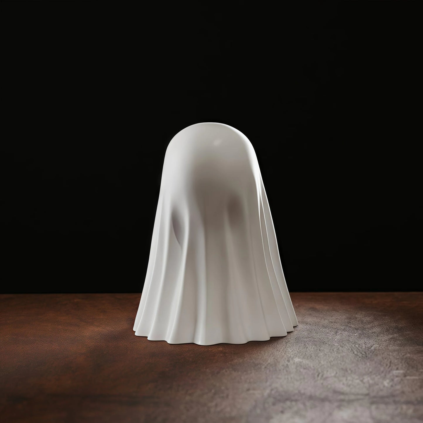 Cute Middle Finger Ghost Statue