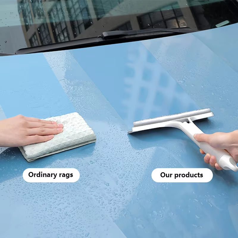 3 In 1 Glass Cleaning in built Spray Bottle and silicone wipe