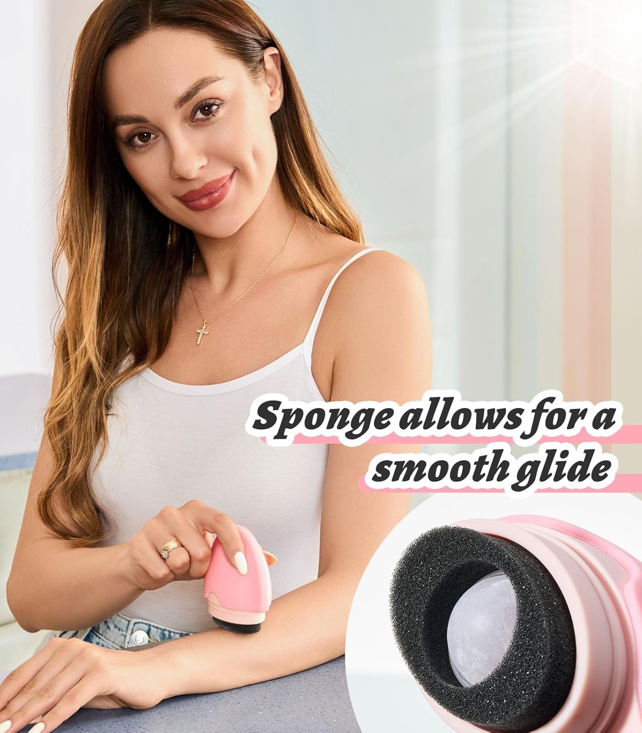 Sunscreen Applicator - Portable- Roll on Sponge Applicator