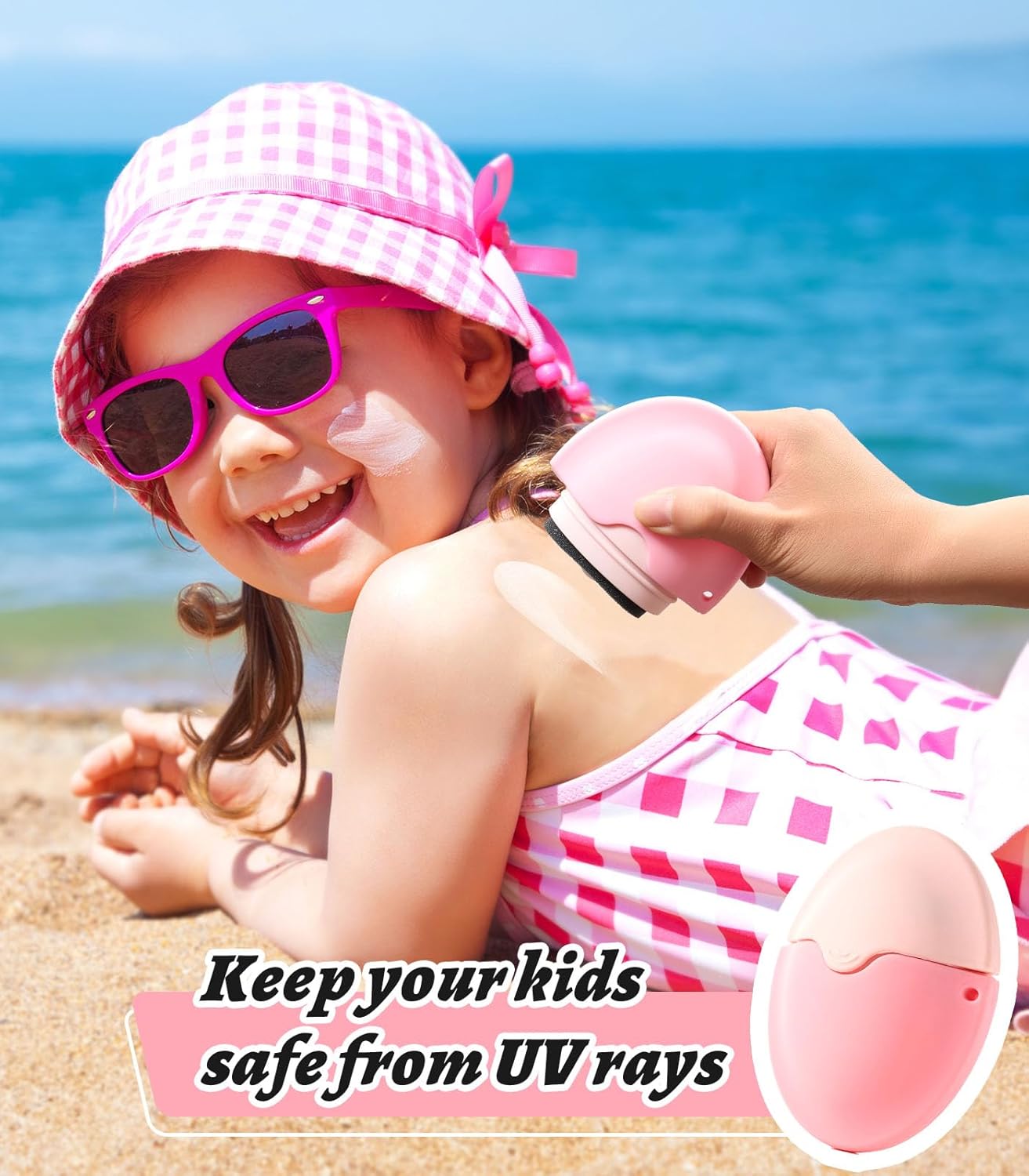 Sunscreen Applicator - Portable- Roll on Sponge Applicator