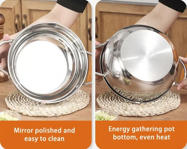 Stainless Steel Frying Pot