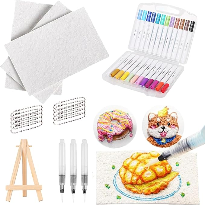 Magic 3D Foam Texture Painting Kit 🎨✨-😃 Great Summer Activity Idea!