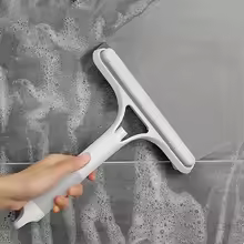 3 In 1 Glass Cleaning in built Spray Bottle and silicone wipe