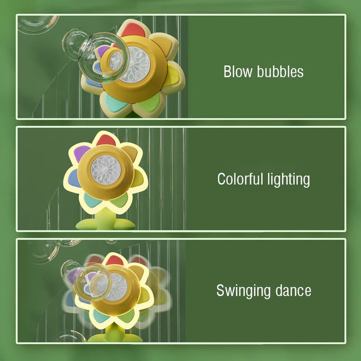 Seven Color Sunflower Bubble Machine