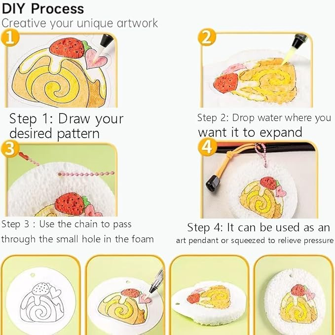 Magic 3D Foam Texture Painting Kit 🎨✨-😃 Great Summer Activity Idea!