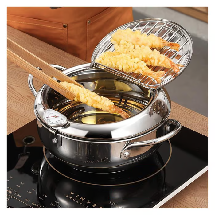 Stainless Steel Frying Pot