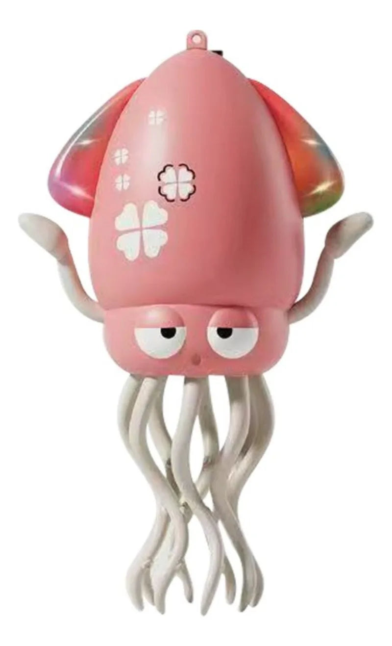 Dancing octopus with anti obstacle sensor