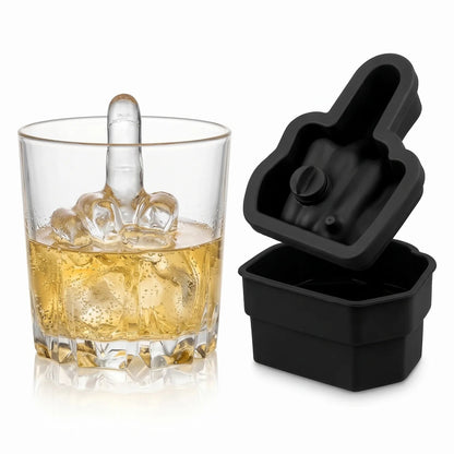 Middle Finger Ice Cube Mold – Funny Whiskey Gag Gift