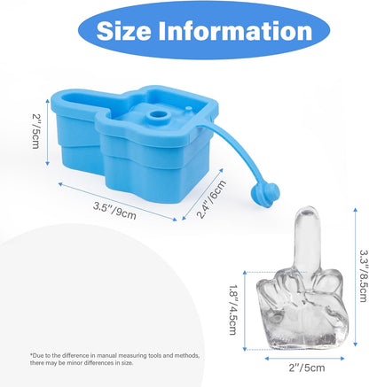 Middle Finger Ice Cube Mold – Funny Whiskey Gag Gift