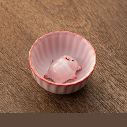 Piglet bubble cup set