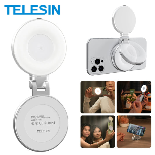 Magnetic selfie light