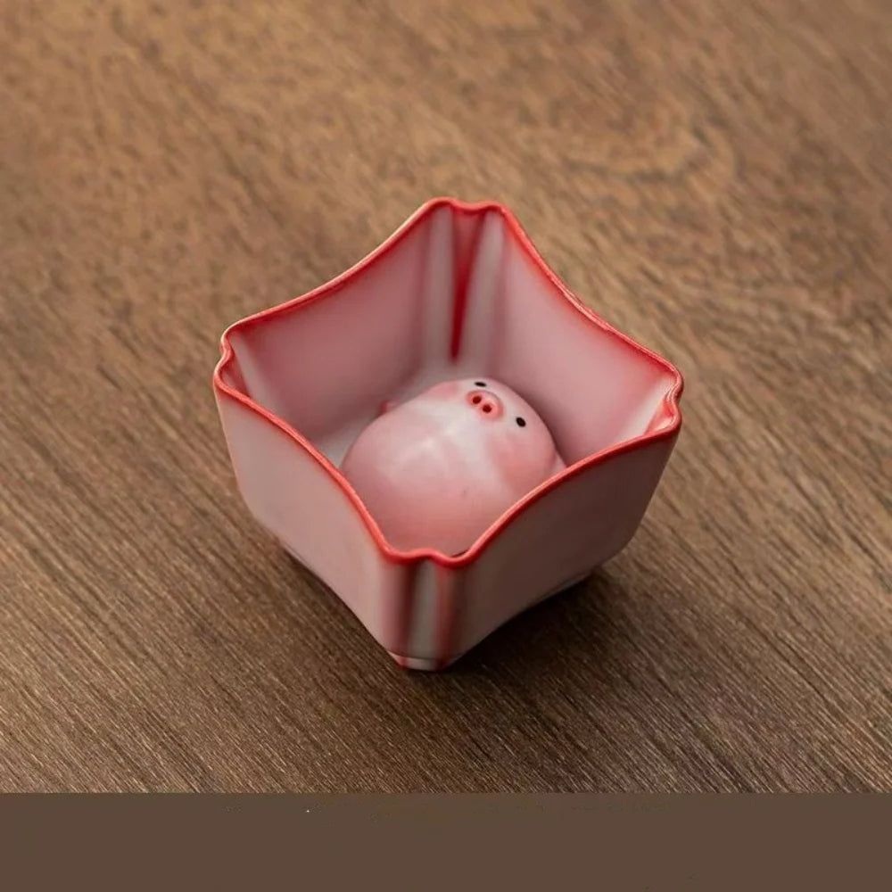 Piglet bubble cup set