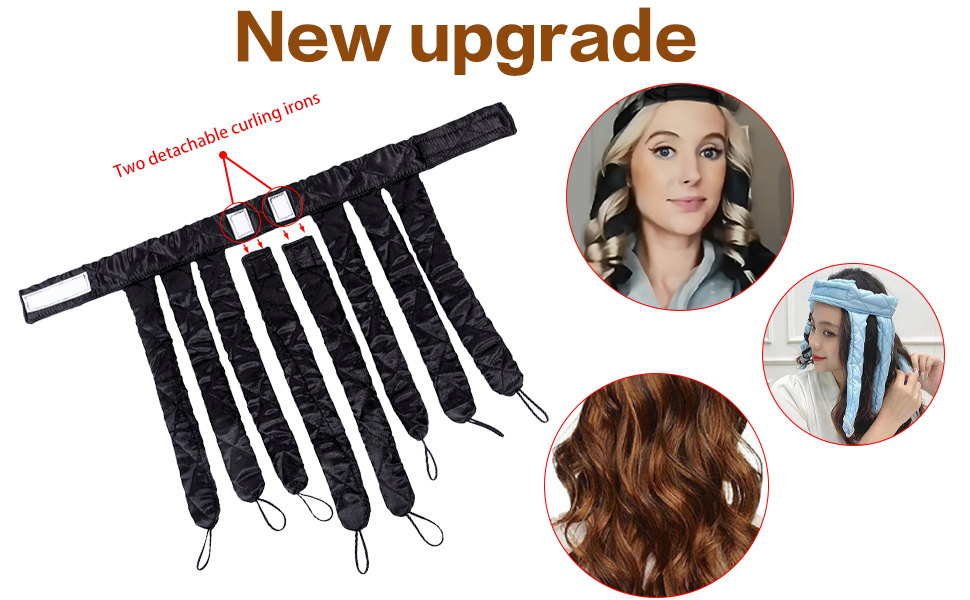 Heatless hair curling band
