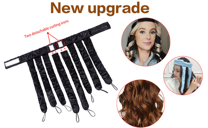 Heatless hair curling band