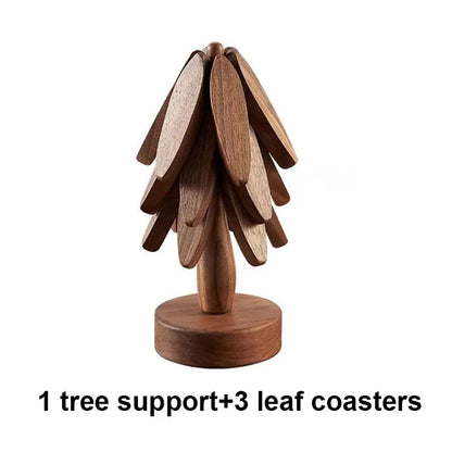 Tree Design Stand Wooden Trivets