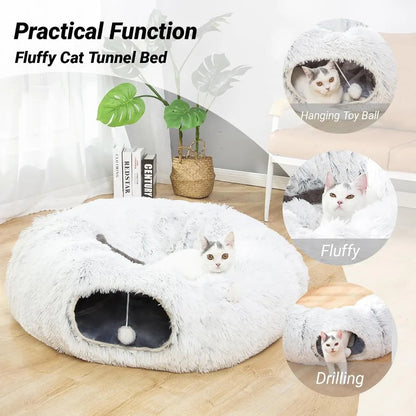 Cat tunnel bed- christmas tree decoration