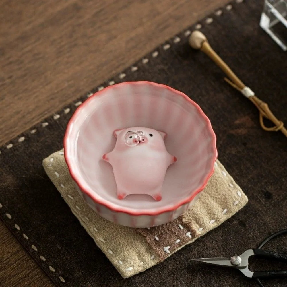 Piglet bubble cup set