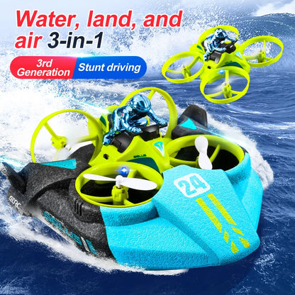 TriRider 3 in 1 Drone, Car and Boat