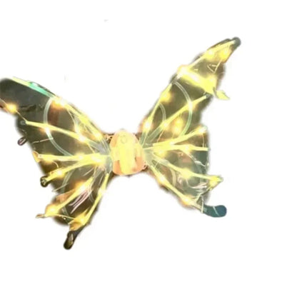 Butterfly wings with sparkling lights