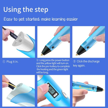 3-D pen DIY toy for girls and boys, christmas gift