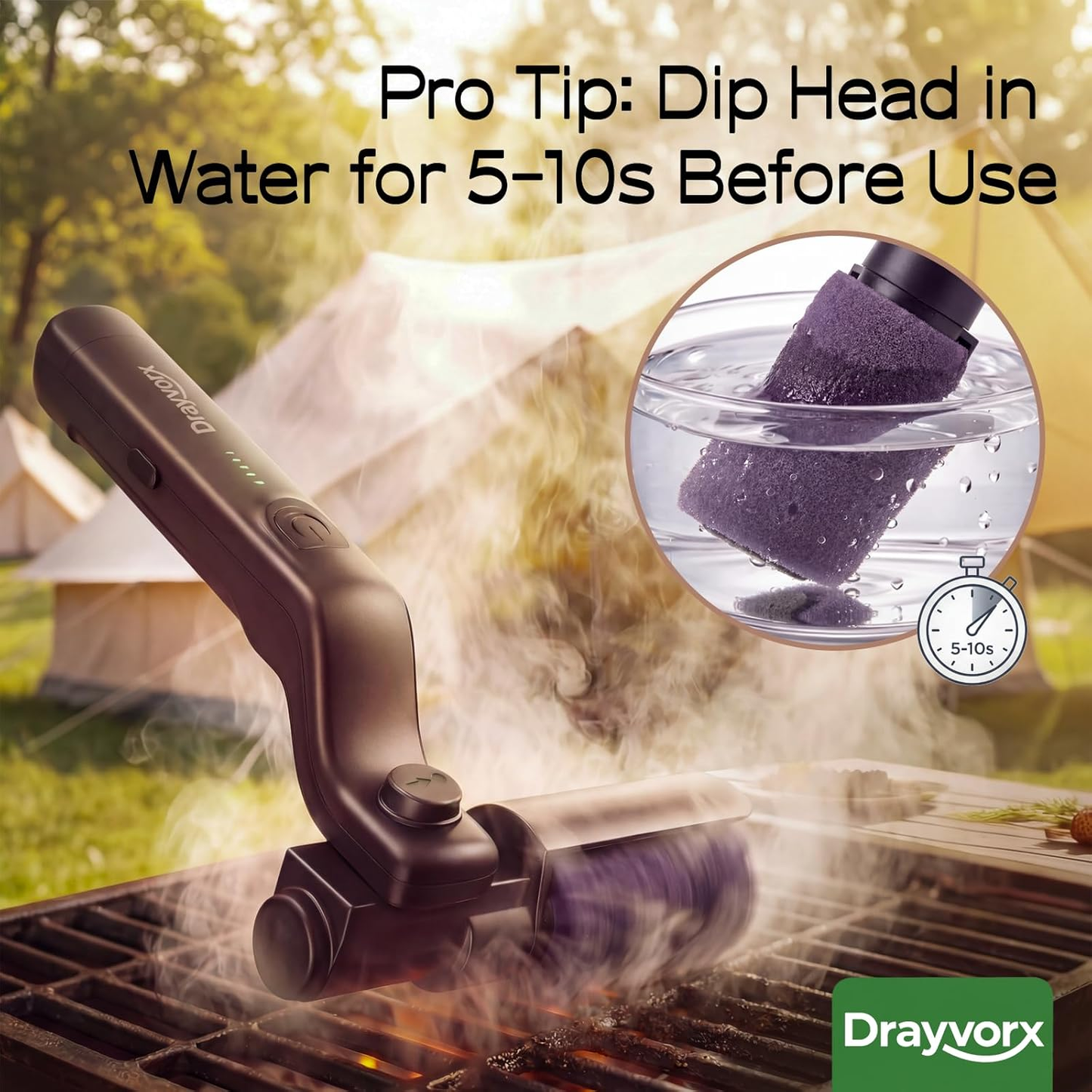 Electric Grill cleaning brush
