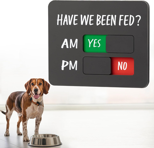 Magnetic Acrylic Dog Feeding Reminder