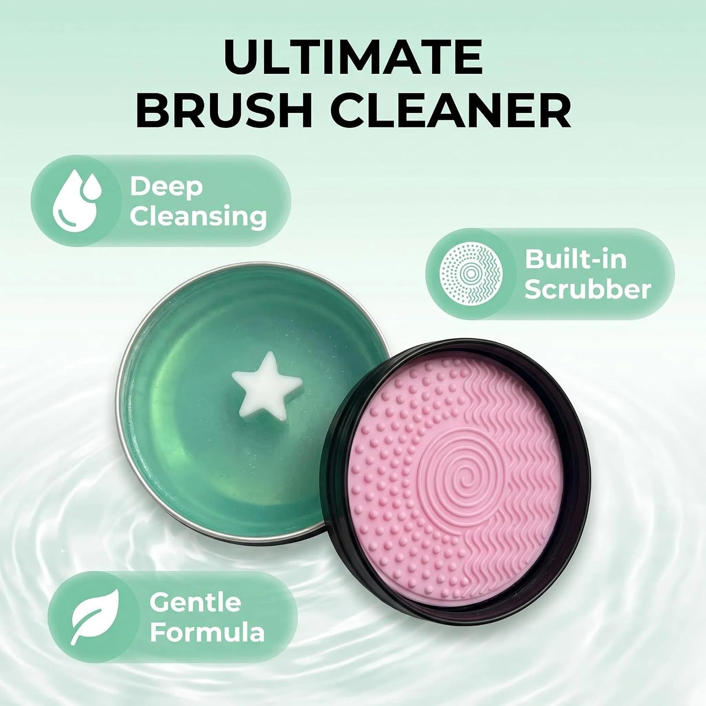 GlowBrush Cleanse — Silicone Makeup Brush & Sponge Cleaning Soap