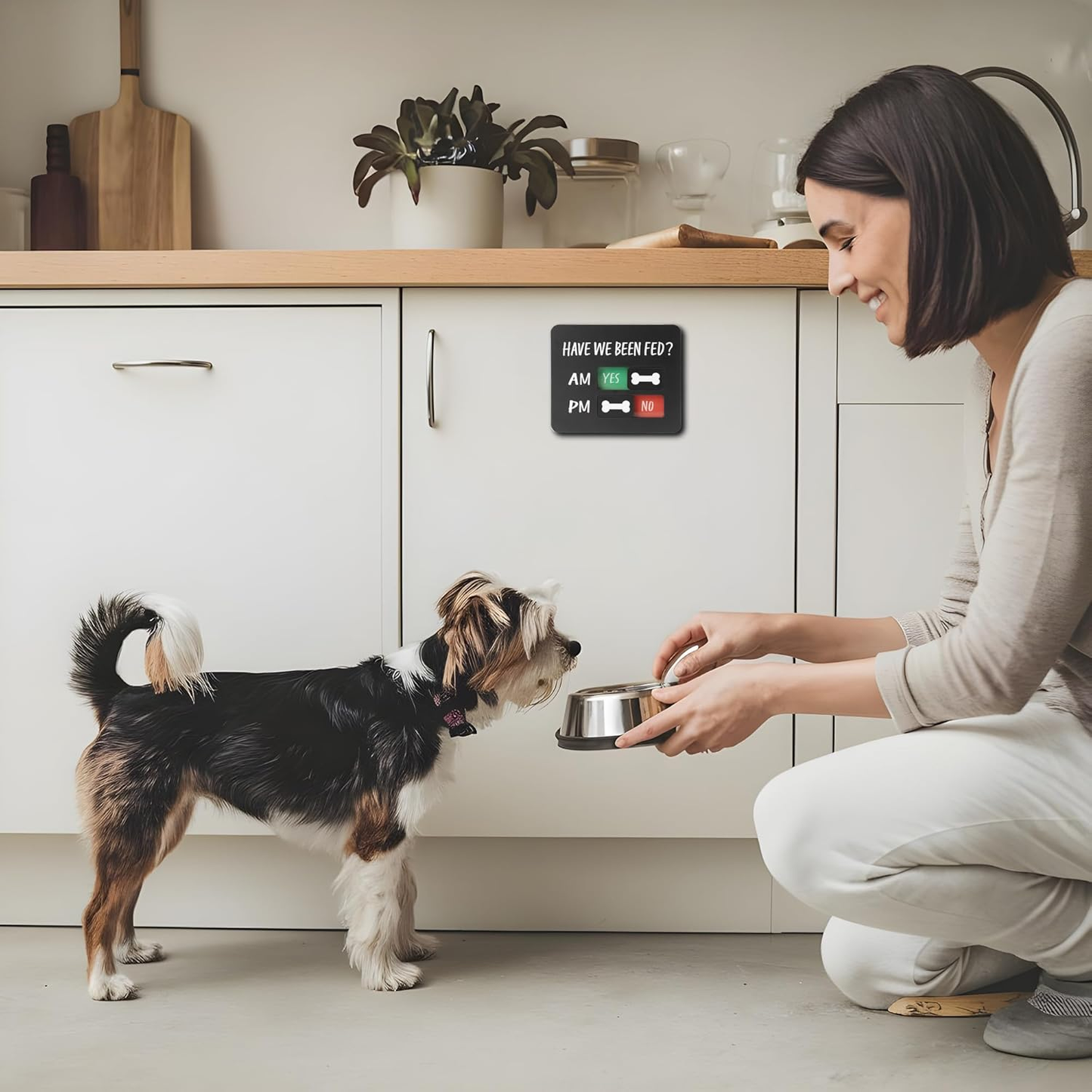 Magnetic Acrylic Dog Feeding Reminder