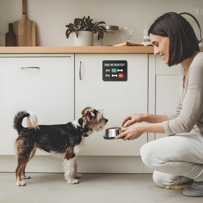 Magnetic Acrylic Dog Feeding Reminder