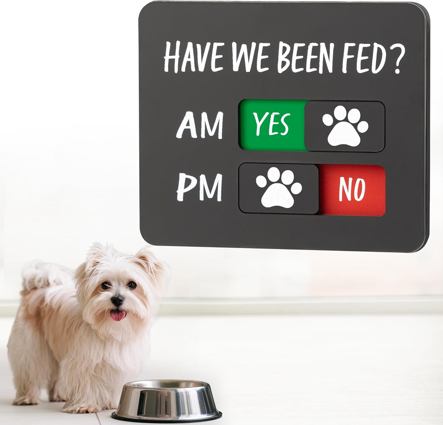 Magnetic Acrylic Dog Feeding Reminder