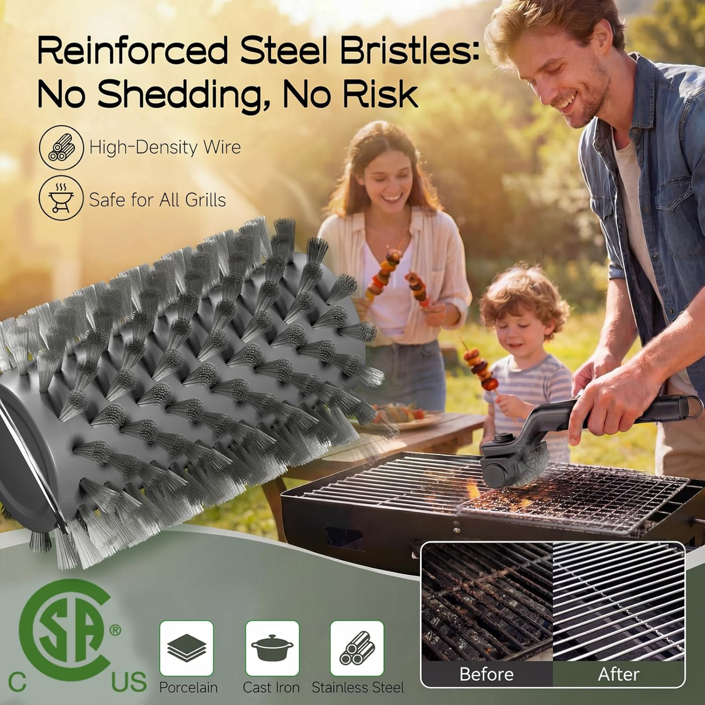 Electric Grill cleaning brush