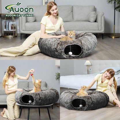 Cat tunnel bed- christmas tree decoration