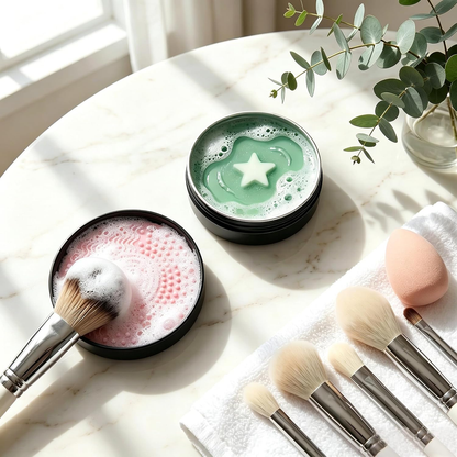 GlowBrush Cleanse — Silicone Makeup Brush & Sponge Cleaning Soap