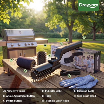 Electric Grill cleaning brush
