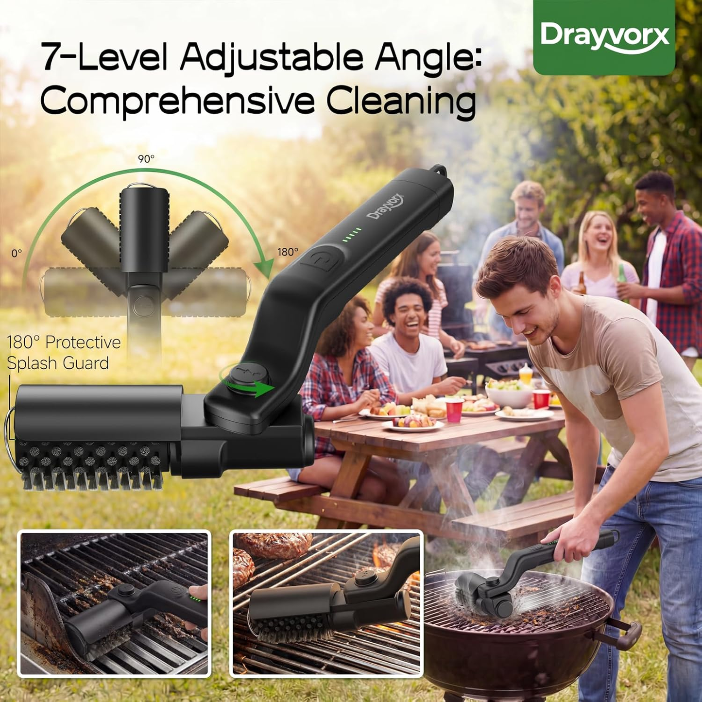 Electric Grill cleaning brush
