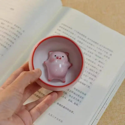 Piglet bubble cup set