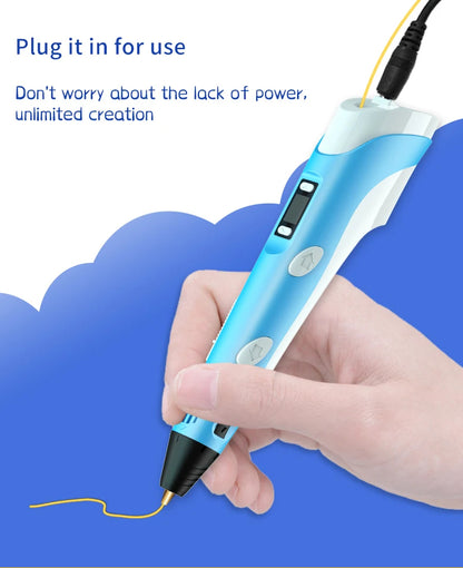 3-D pen DIY toy for girls and boys, christmas gift