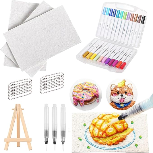 Magic 3D Foam Texture Painting Kit 🎨✨-😃 Great Summer Activity Idea!