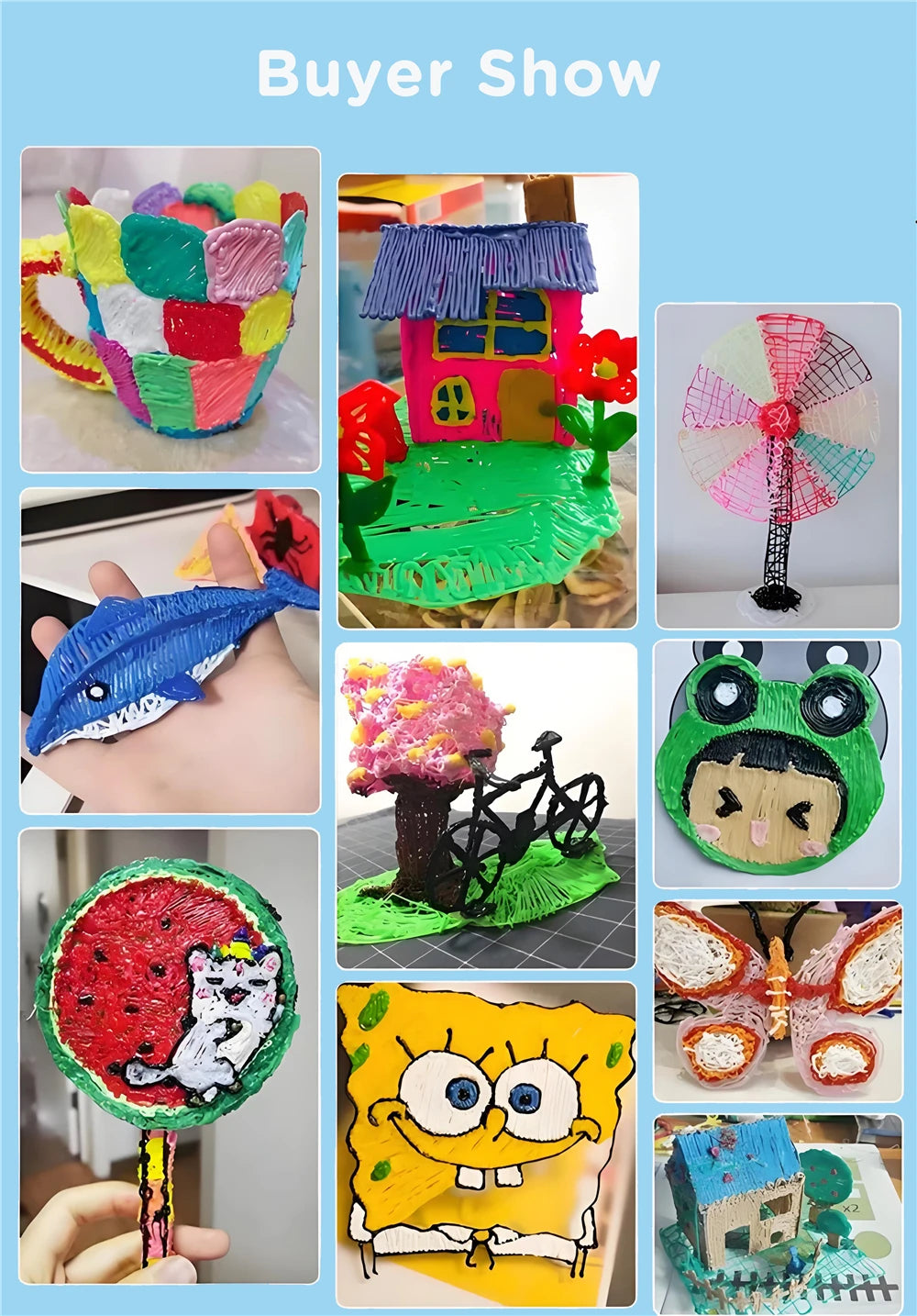 3-D pen DIY toy for girls and boys, christmas gift