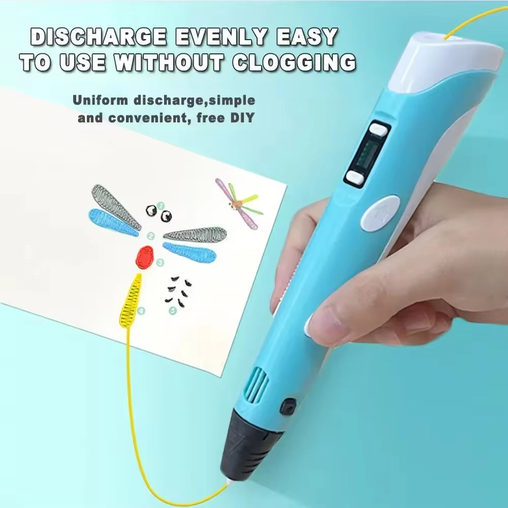 3-D pen DIY toy for girls and boys, christmas gift