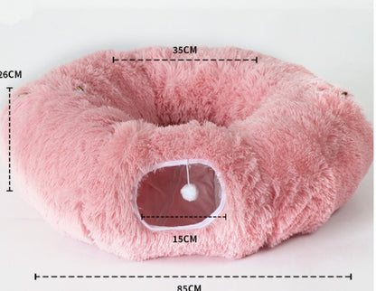 Cat tunnel bed- christmas tree decoration