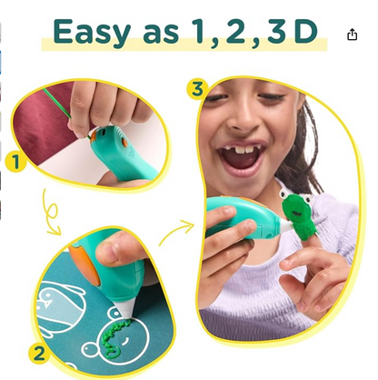 3-D pen DIY toy for girls and boys, christmas gift