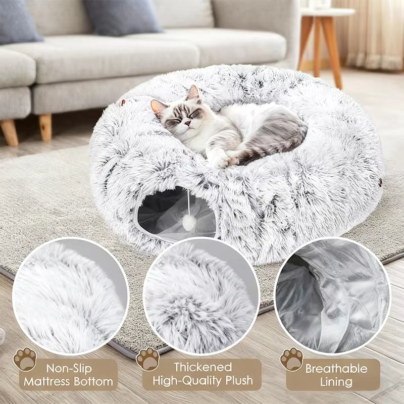 Cat tunnel bed- christmas tree decoration